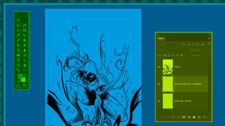 figura4-como-preparar-un-dibujo-para-pintar-en-photoshop-cursos-online-comic-escola-joso